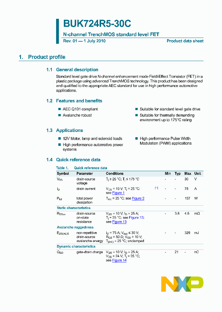 BUK724R5-30C_3331055.PDF Datasheet
