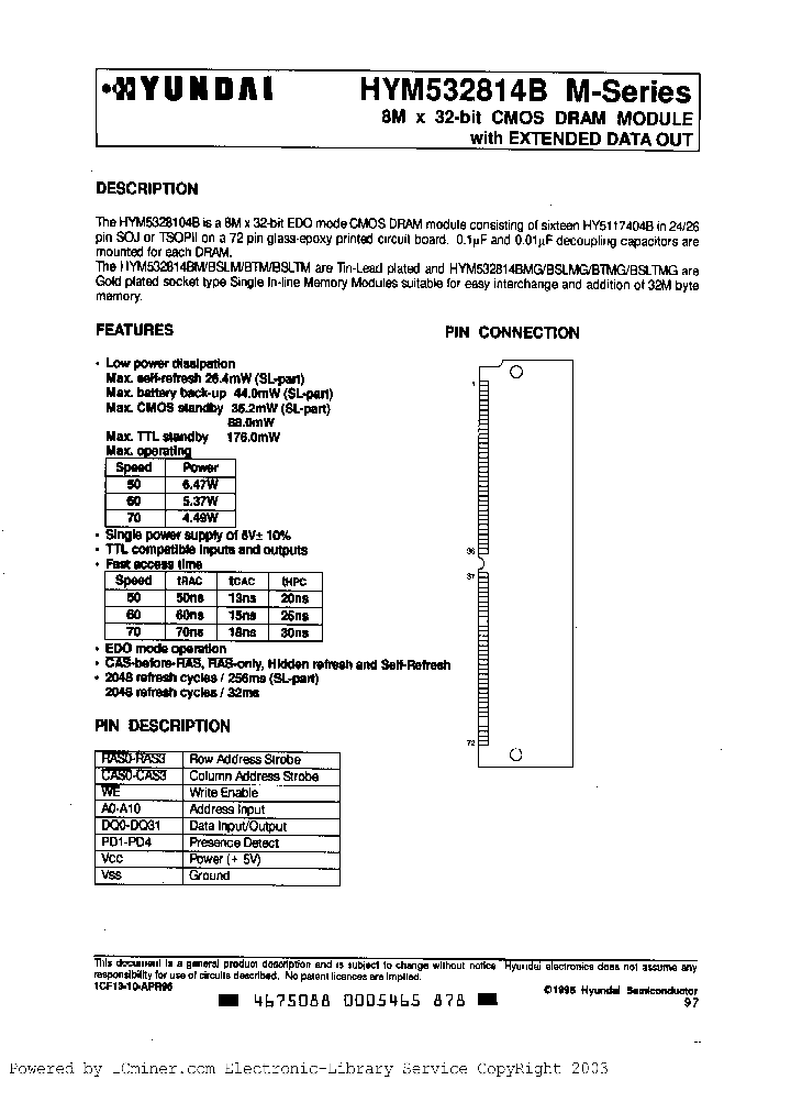 HYM532814BTMG-70_3330720.PDF Datasheet
