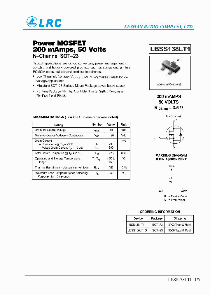 LBSS138LT1_3330326.PDF Datasheet