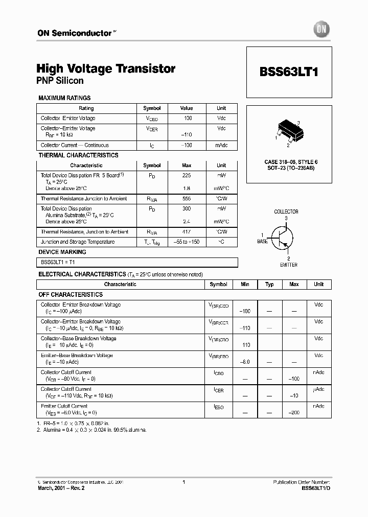 BSS63LT1D_3329786.PDF Datasheet