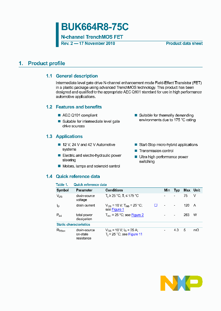 BUK664R8-75C_3331053.PDF Datasheet