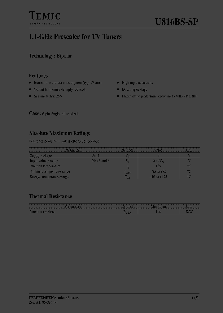U816BS-SP_3329910.PDF Datasheet