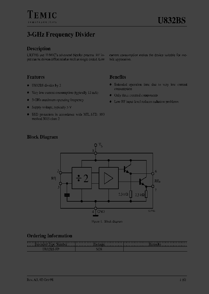 U832BS-FP_3330386.PDF Datasheet