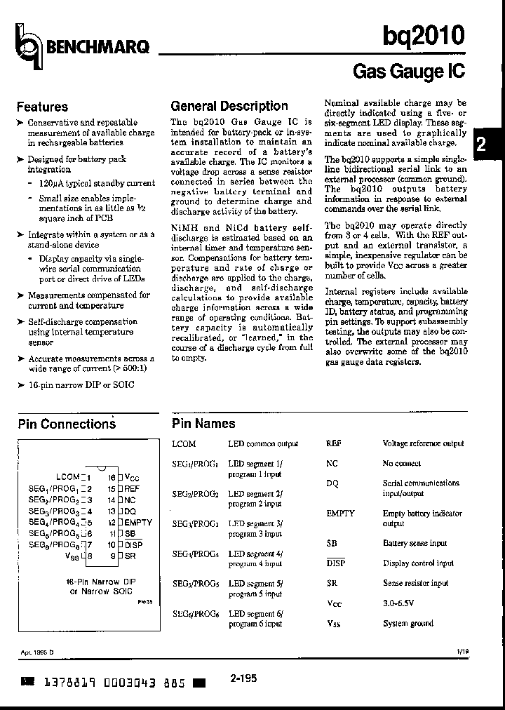 BQ2010PN-N_3329266.PDF Datasheet