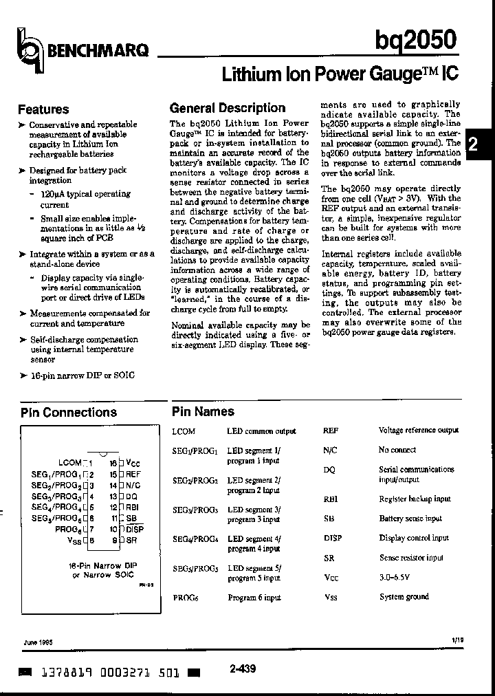 BQ2050PN-N_3329273.PDF Datasheet