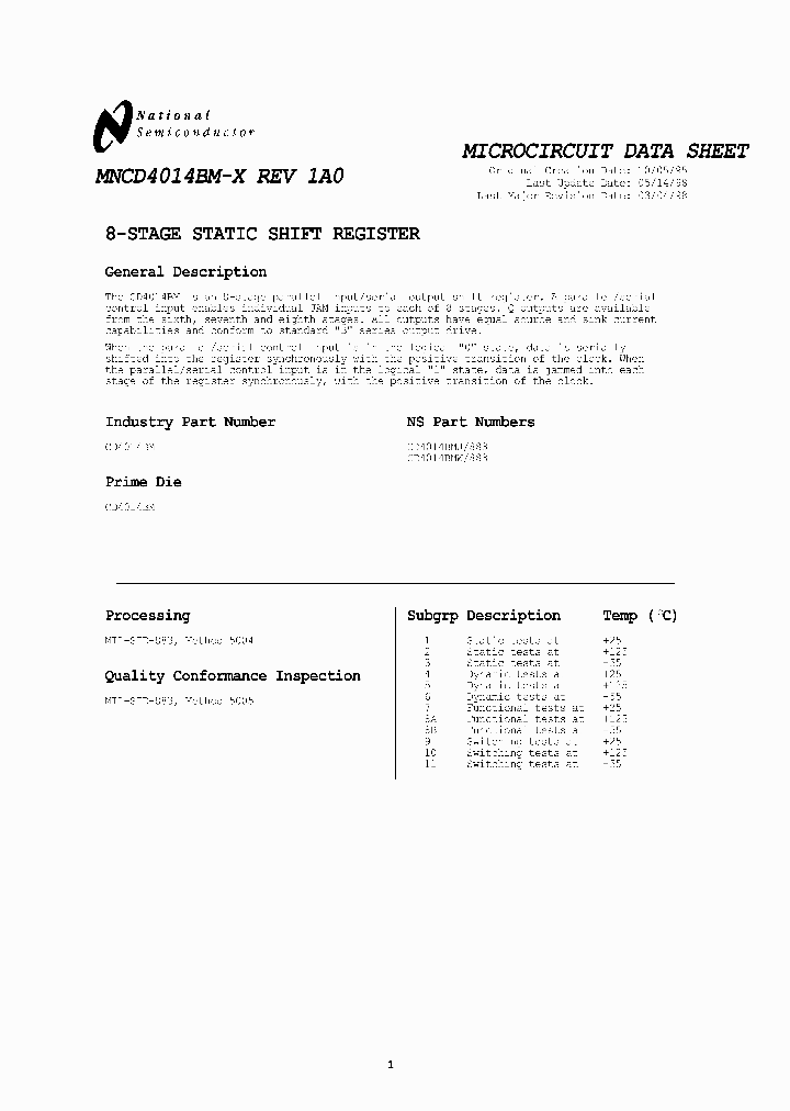 CD4014BMW883_3332646.PDF Datasheet