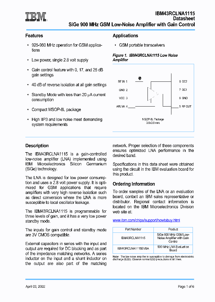 IBM43RCLNA1115_3333027.PDF Datasheet