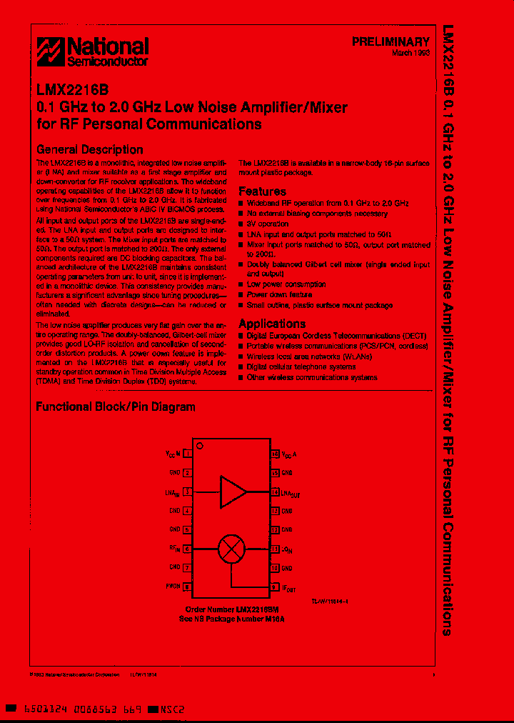 LMX2216BMX_3333022.PDF Datasheet