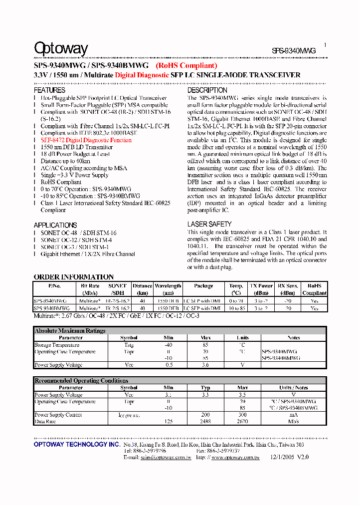SPS-9340BMWG_3332259.PDF Datasheet