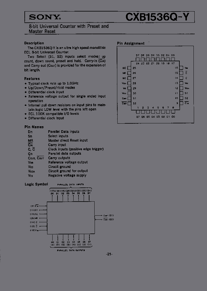 CXB1536Q-Y_3334037.PDF Datasheet