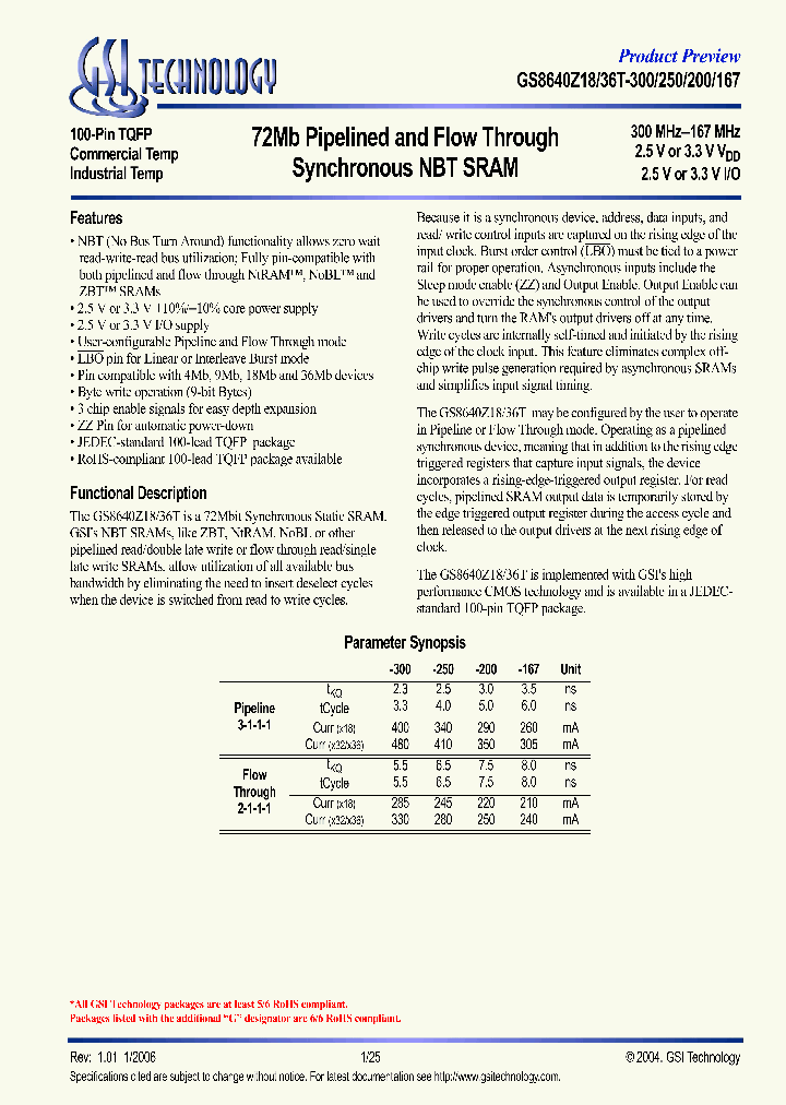 GS8640Z36T-200_3336688.PDF Datasheet
