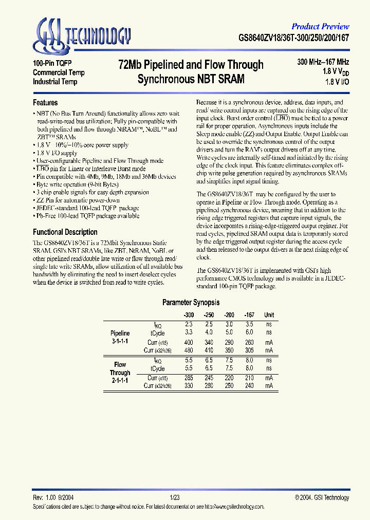 GS8640ZV36T-300I_3336618.PDF Datasheet