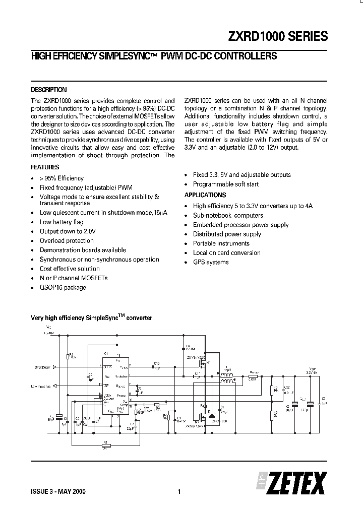 ZXRD1050PQ16TA_3337660.PDF Datasheet