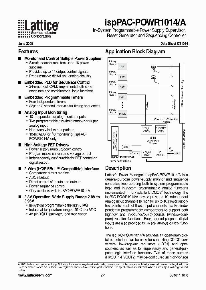 ISPPAC-POWR1014-01T48I_3337908.PDF Datasheet