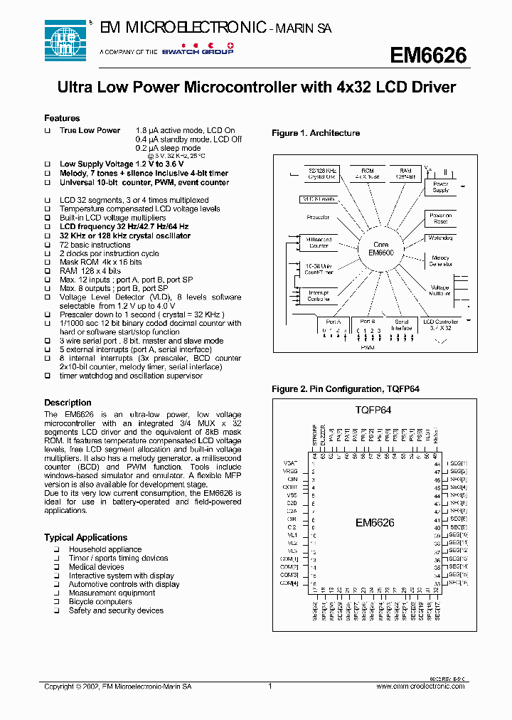 EM6626TQ64B_3337534.PDF Datasheet
