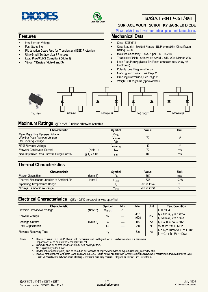 BAS70-06T-7-F_3336773.PDF Datasheet