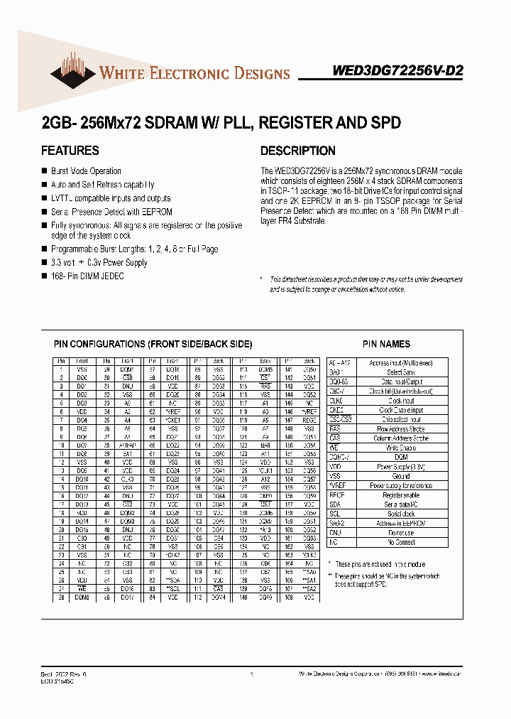 WED3DG72256V-D2_3338922.PDF Datasheet