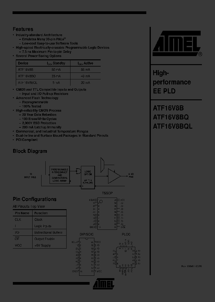 ATF16V8CZ-12JI_3338773.PDF Datasheet