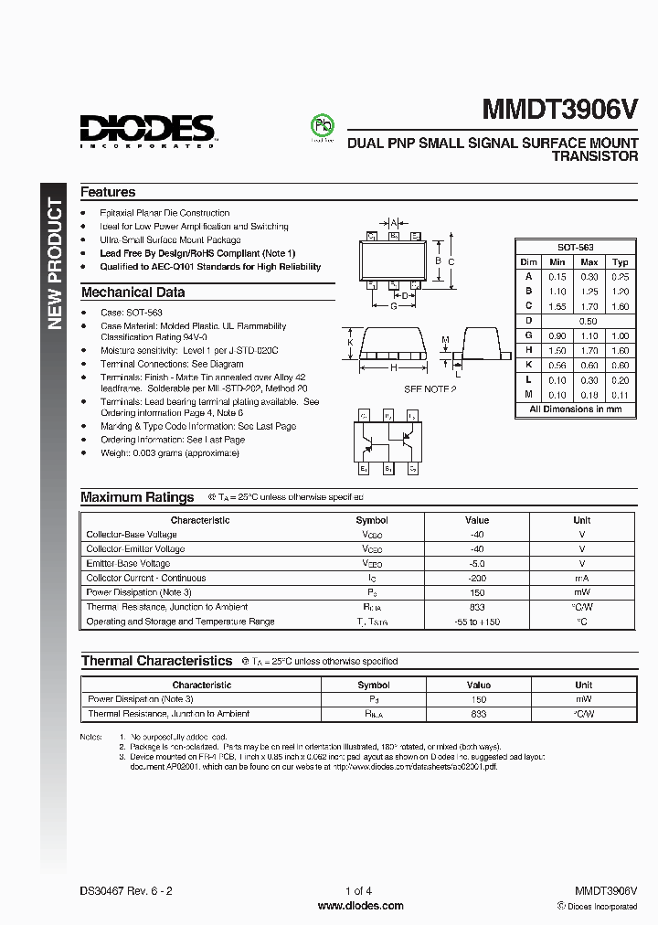 MMDT3906V-7-L_3338413.PDF Datasheet