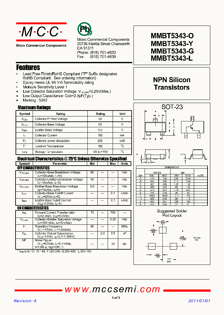 MMBT5343-Y_3339553.PDF Datasheet