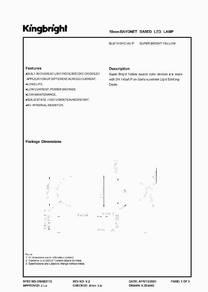 BLB101SYC-6V-P_3339236.PDF Datasheet