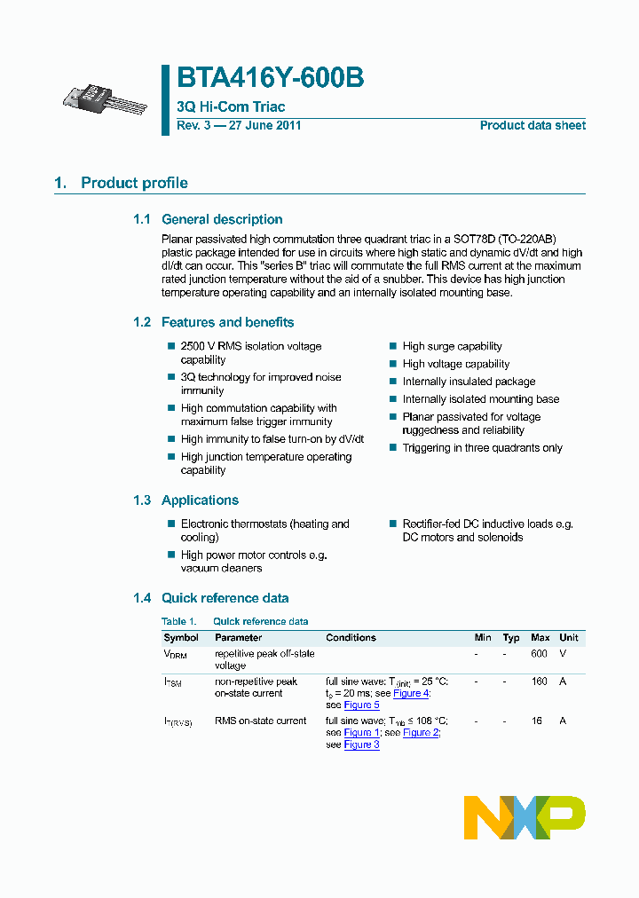 BTA416Y-600B_3341811.PDF Datasheet