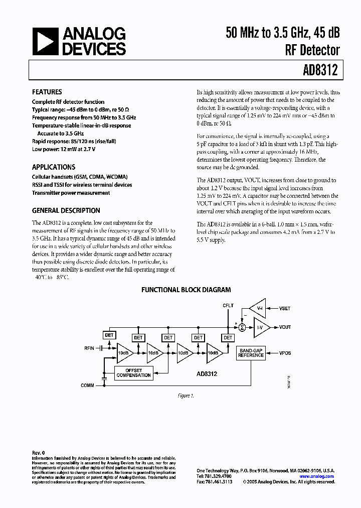 AD8312ACBZ-P2_3345324.PDF Datasheet