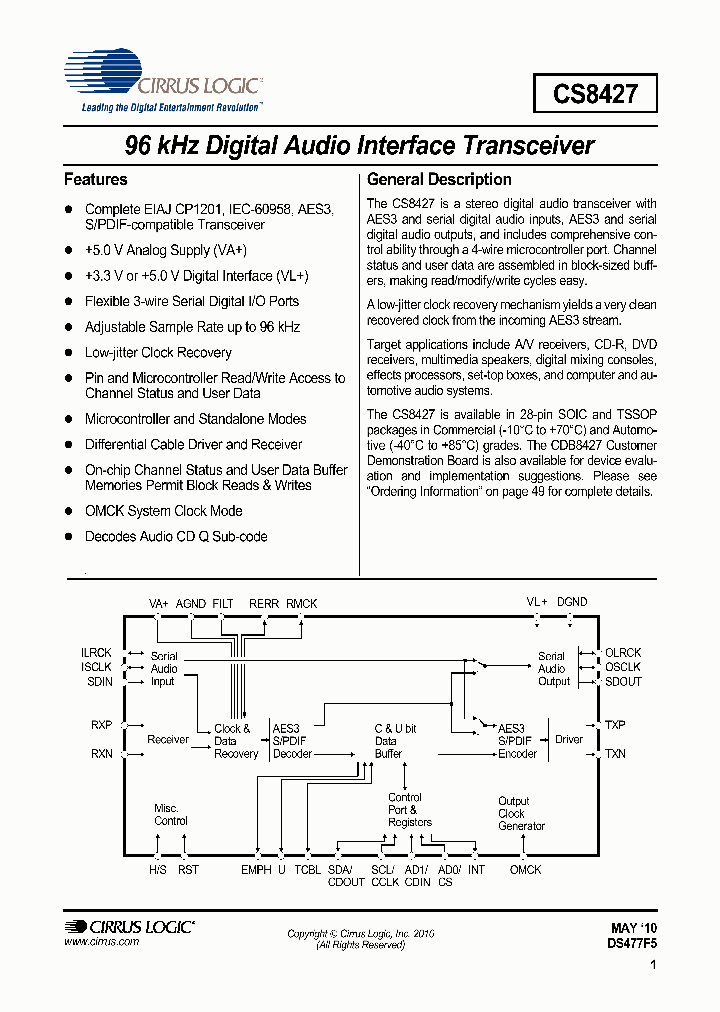 CS8427-CZZ_3348283.PDF Datasheet