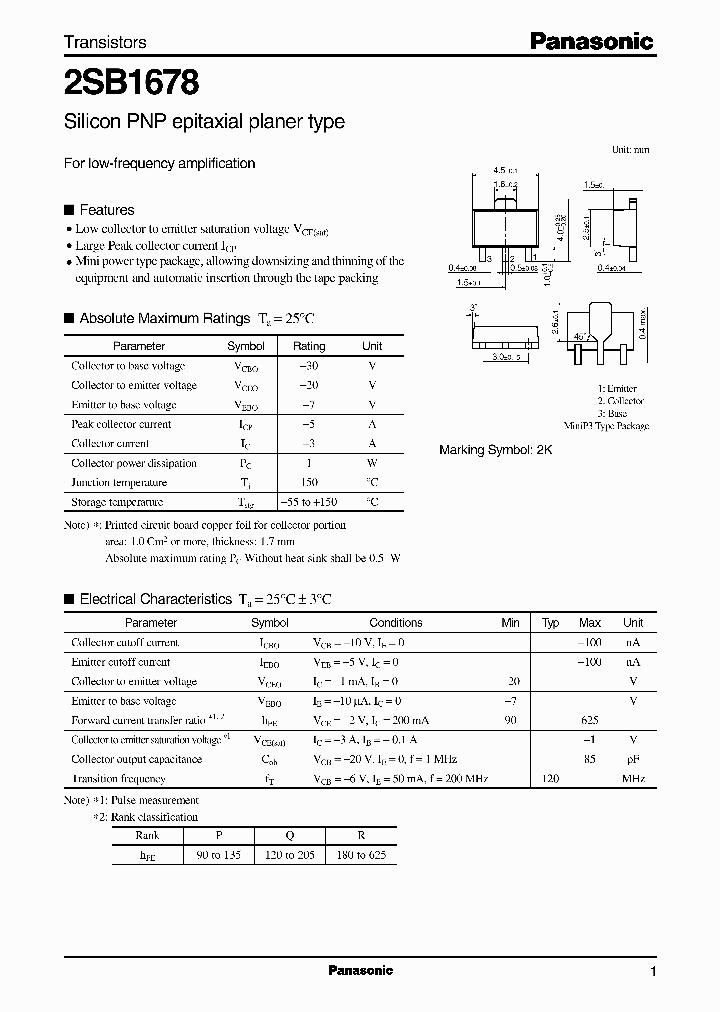 2SB1678P_3347428.PDF Datasheet