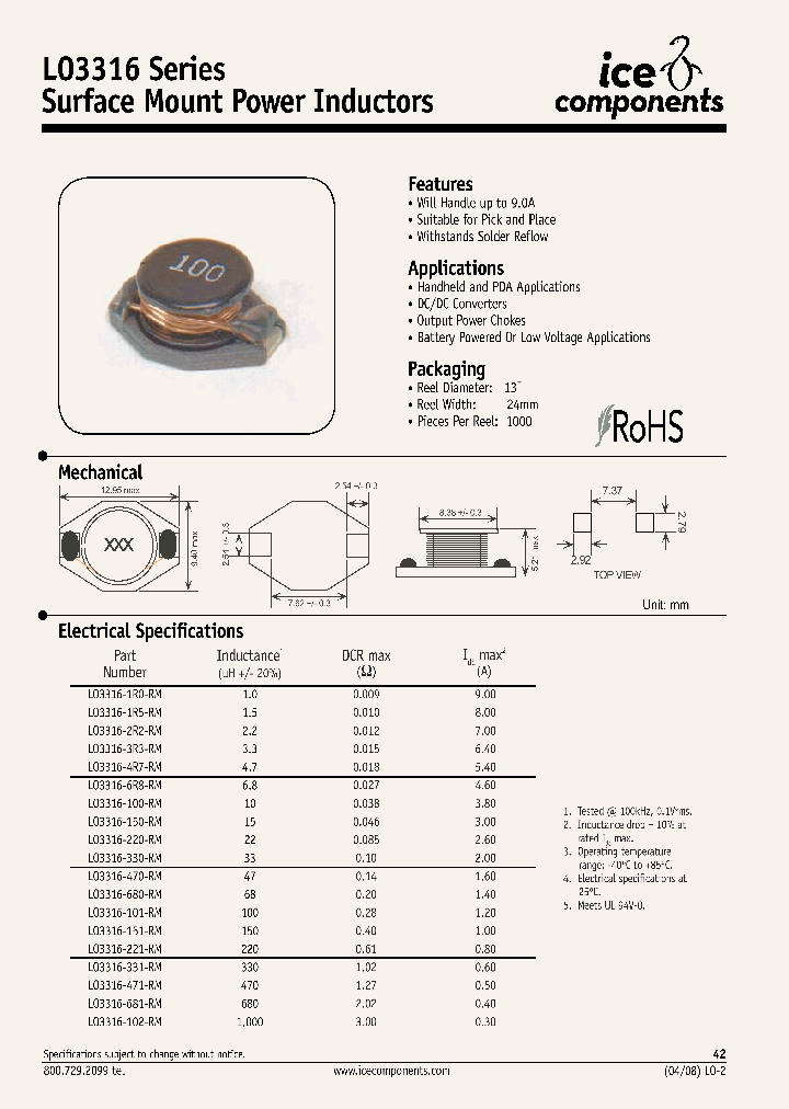 LO3316-4R7-RM_3351332.PDF Datasheet
