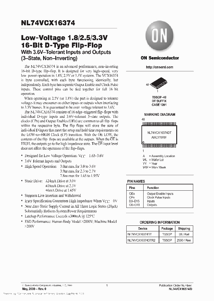 NL74VCX16374DTR2_3352295.PDF Datasheet