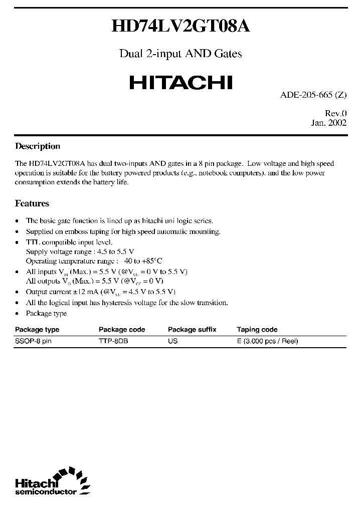 HD74LV2GT08A_3353240.PDF Datasheet