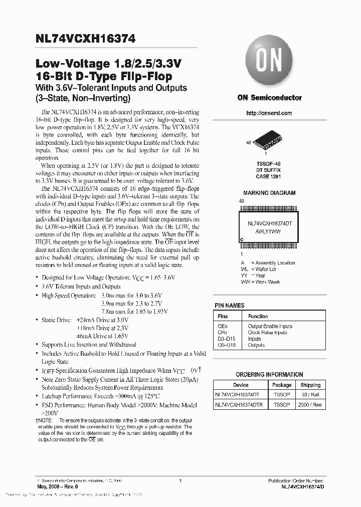 NL74VCXH16374DTR_3352297.PDF Datasheet