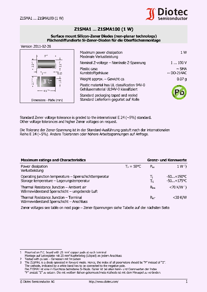 Z1SMA91_3355419.PDF Datasheet