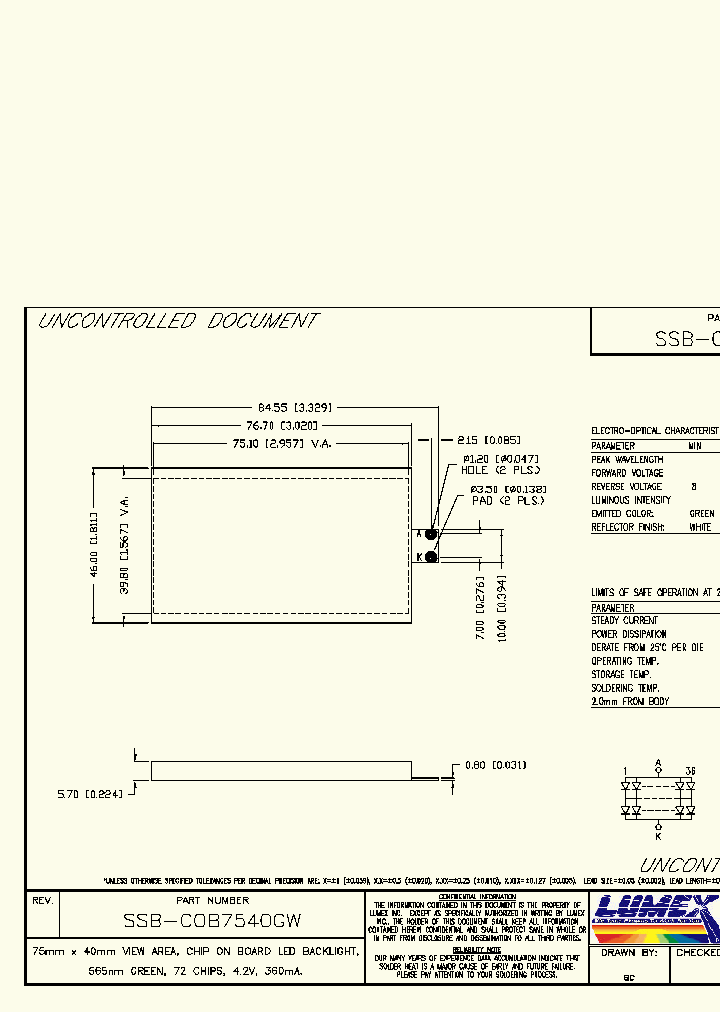 SSB-COB7540GW_3349516.PDF Datasheet