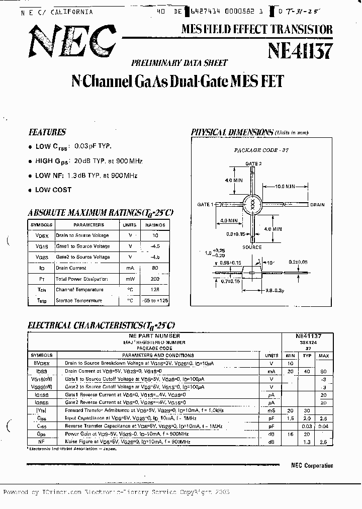 NE41137_3357197.PDF Datasheet