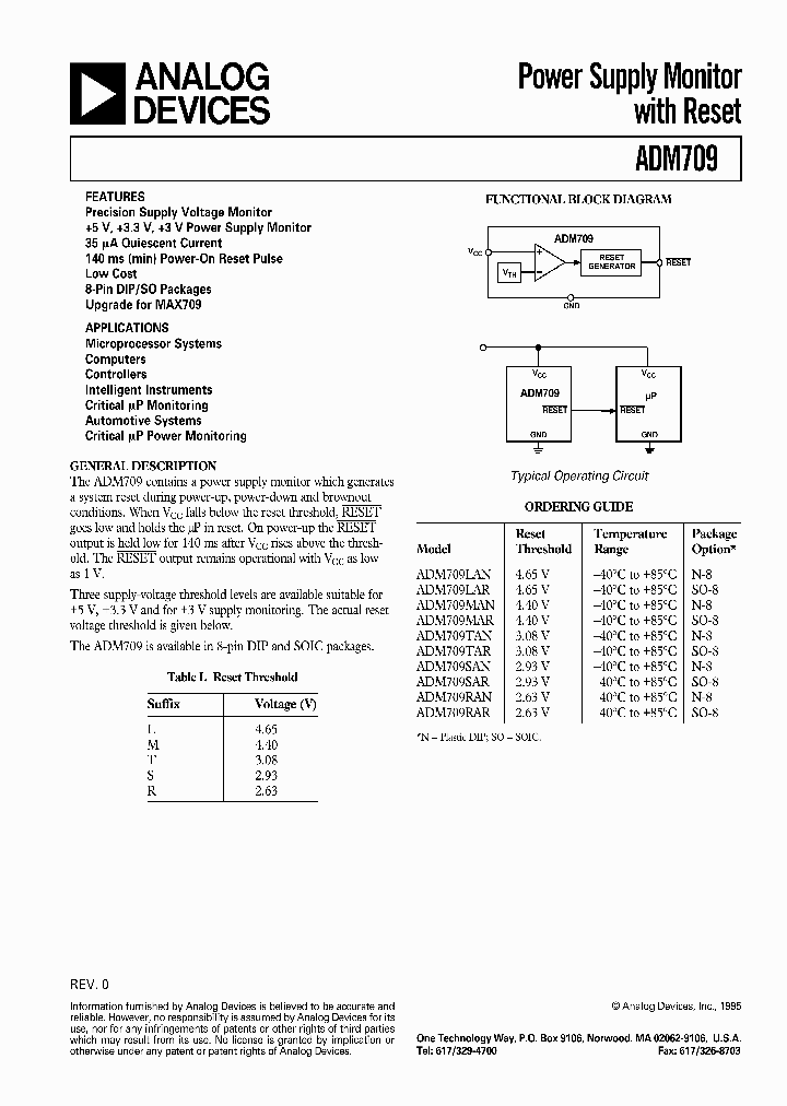 ADM709SAN_3358423.PDF Datasheet