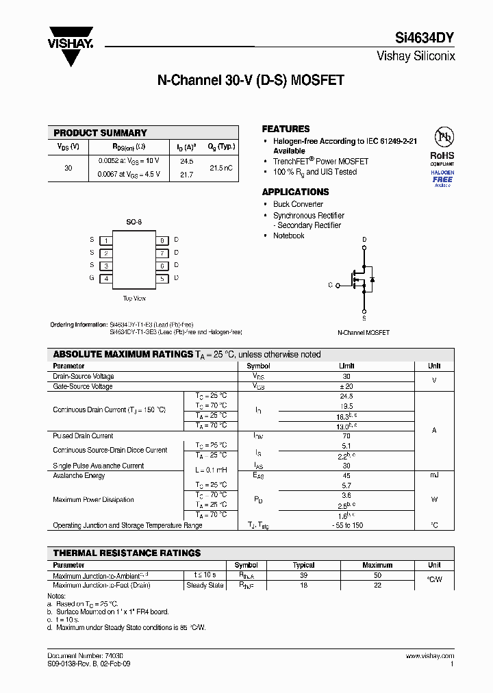 SI4634DY-T1-E3_3355569.PDF Datasheet