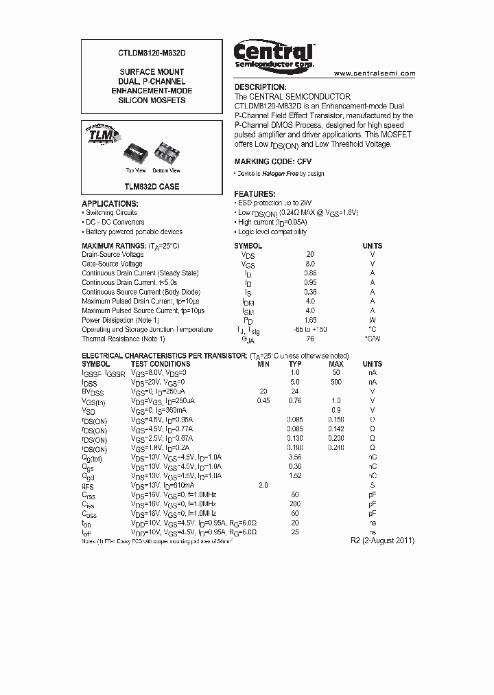 CTLDM8120-M832D_3359387.PDF Datasheet