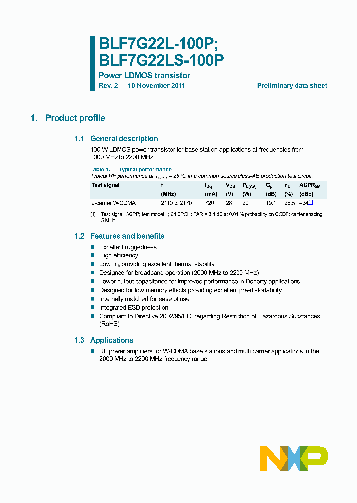 BLF7G22LS-100P_3359605.PDF Datasheet