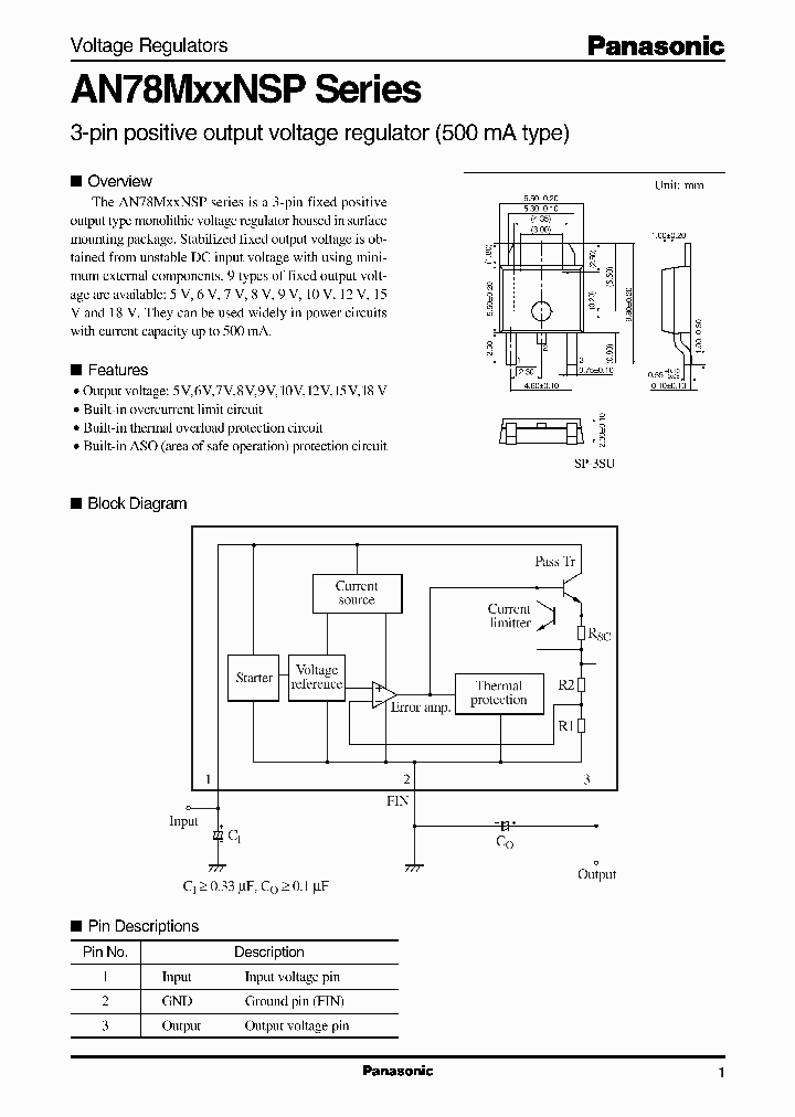 AN78M09NSP_3358467.PDF Datasheet