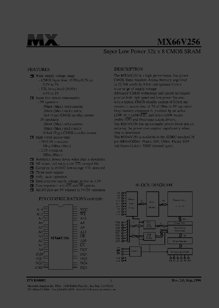 MX66V256-70TC_3367148.PDF Datasheet