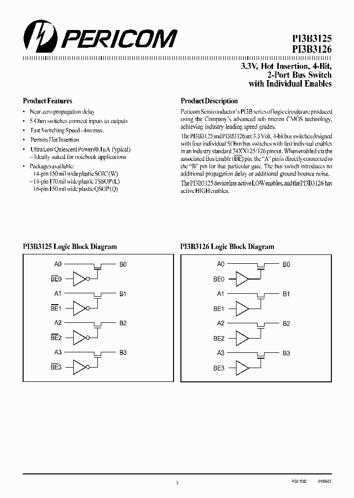 PI3B3125Q_3367964.PDF Datasheet