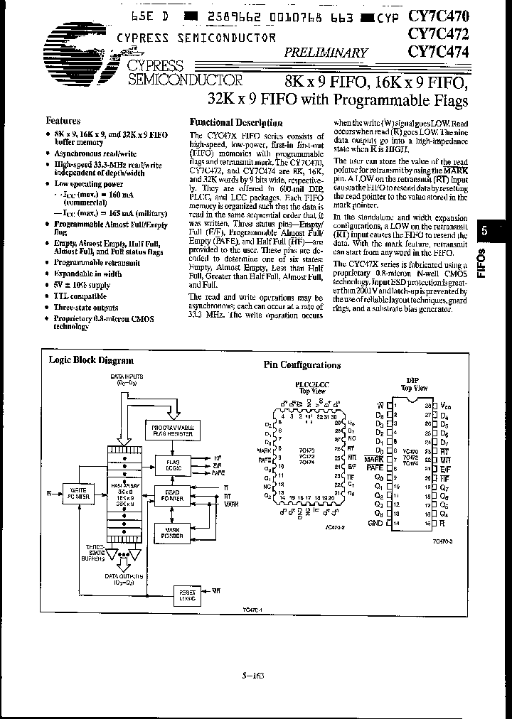 CY7C470-15PI_3368103.PDF Datasheet