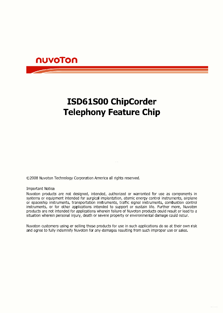 ISD61S00_3370782.PDF Datasheet