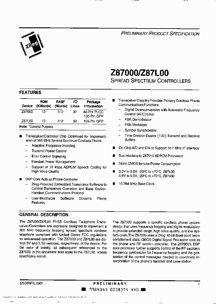 Z87000-16VSC_3367921.PDF Datasheet