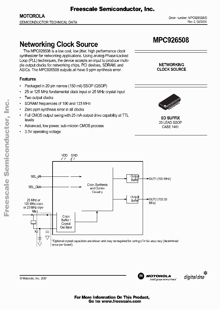 MPC926508_3368154.PDF Datasheet