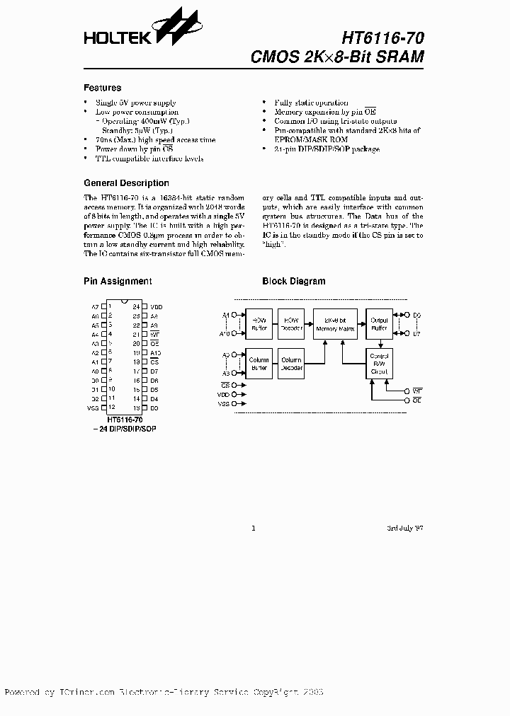 HT6116-7024SDIP_3369503.PDF Datasheet