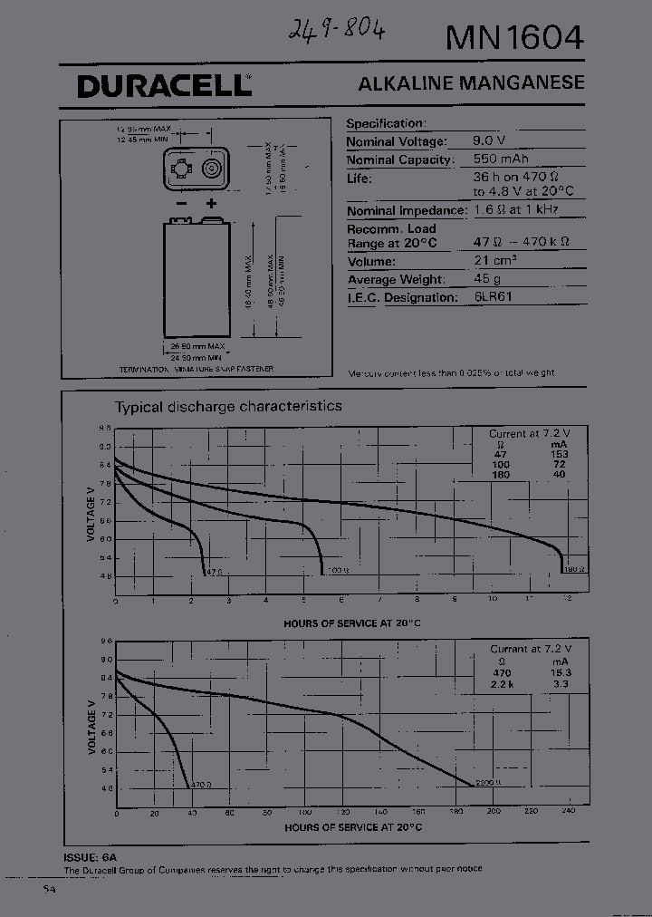 7036367PROCELL_3364768.PDF Datasheet
