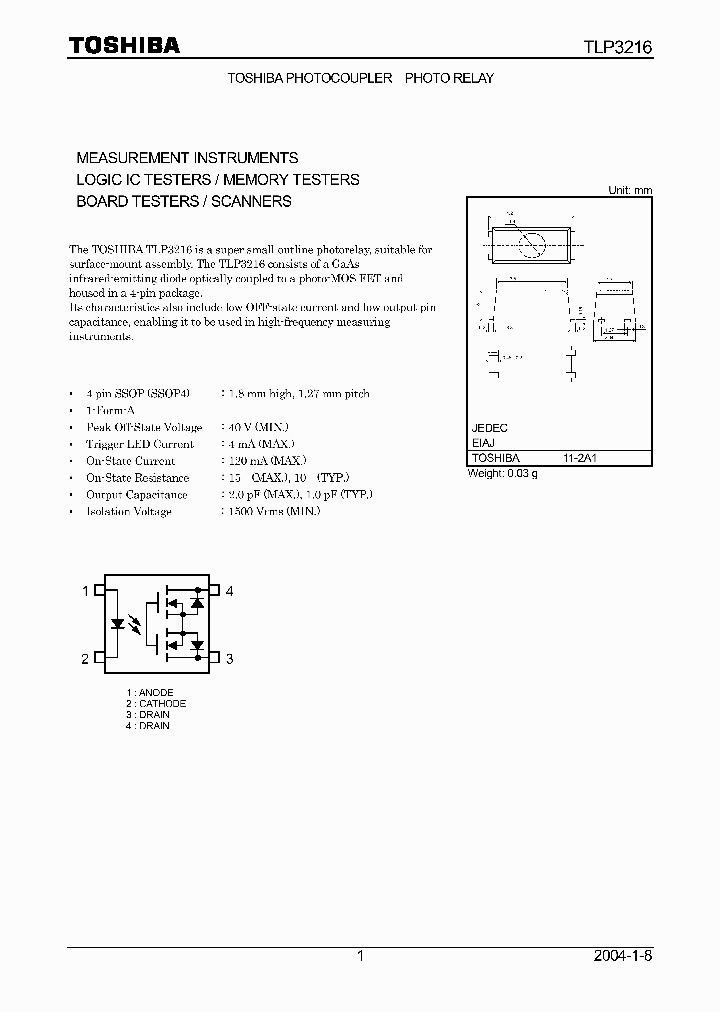 TLP3216_3371389.PDF Datasheet